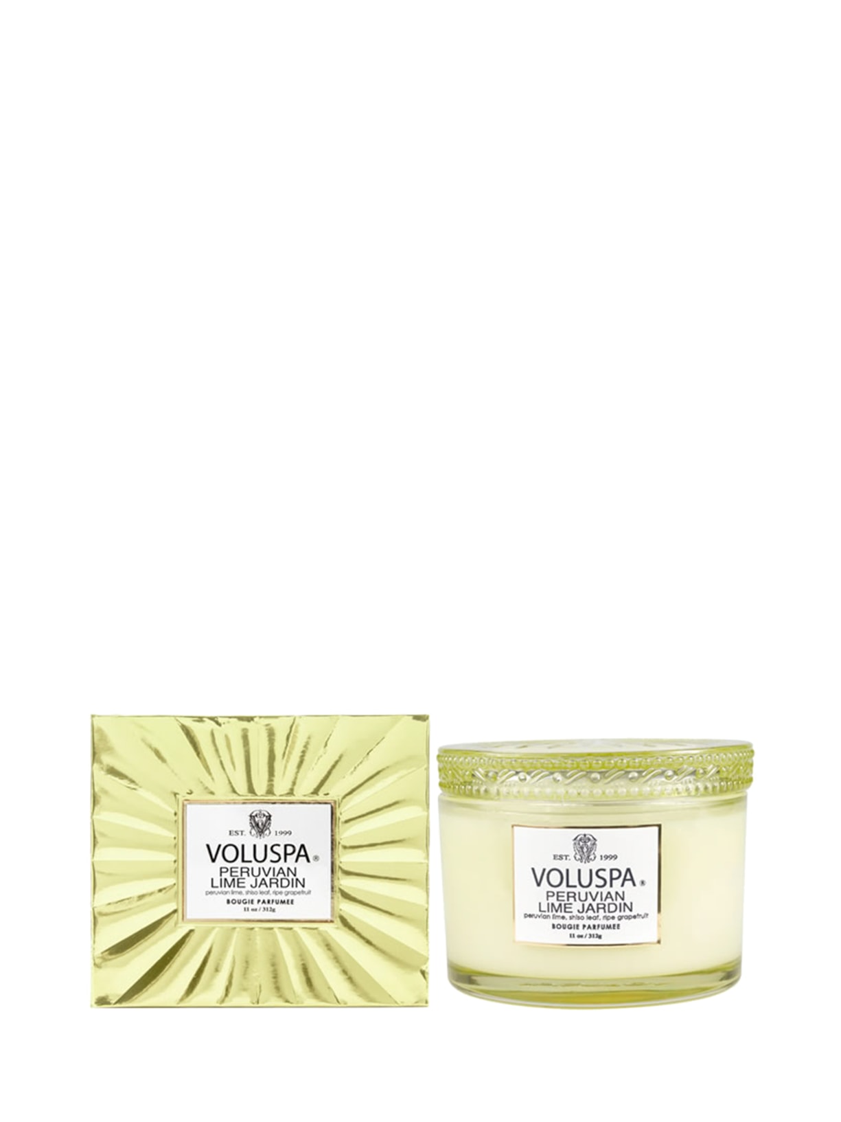 Vela Pote P 60h Caixa Peruvian Lime Jardin - Verde