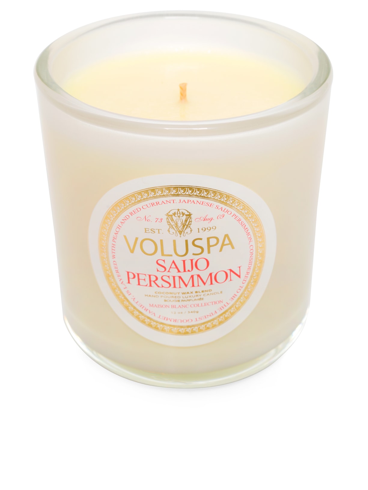Vela Saijo Persimmon 340g Branco Voluspa