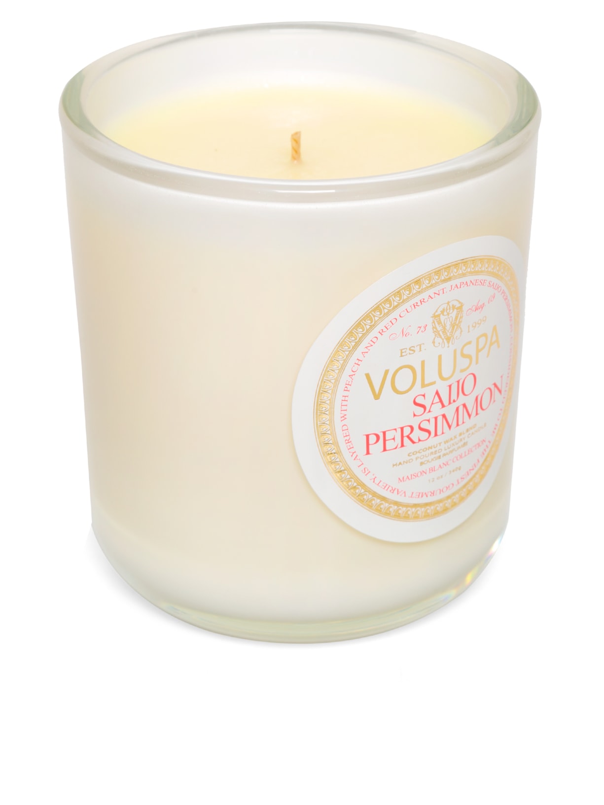 Vela Saijo Persimmon 340g Branco Voluspa