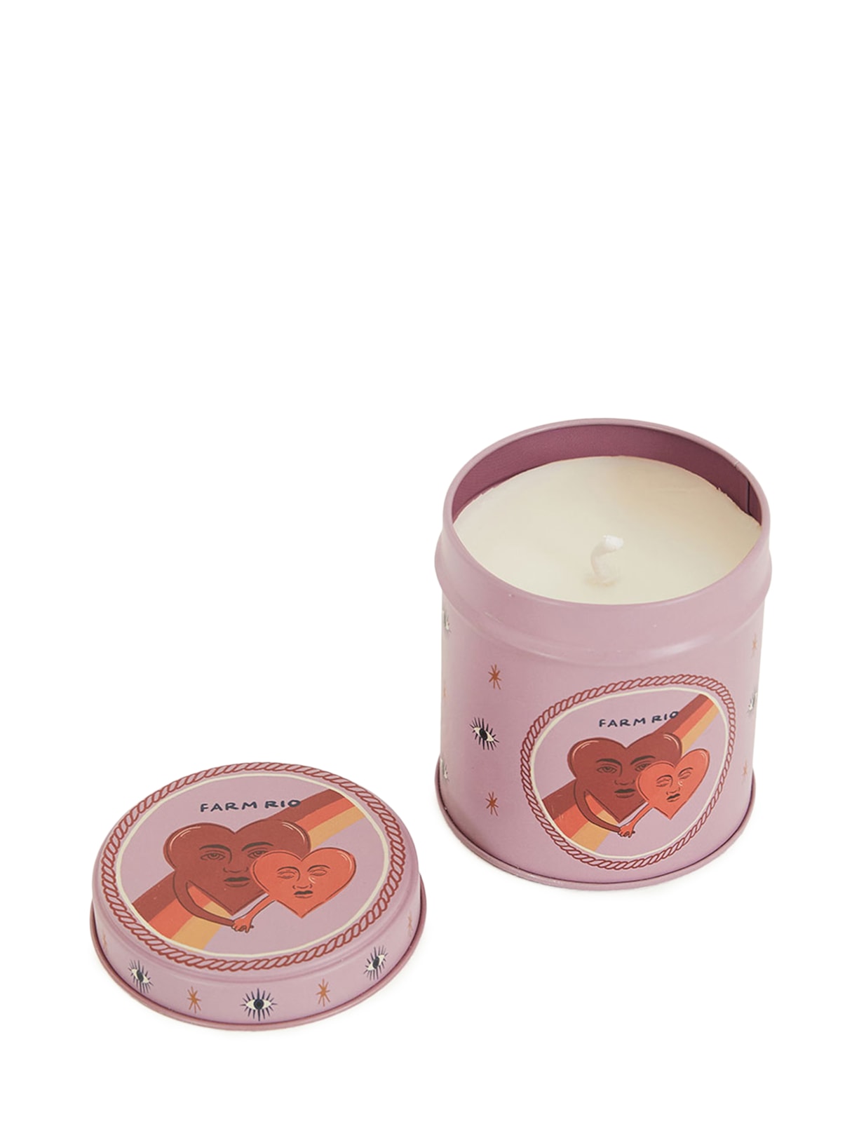 Vela Selos Místico Coração Rosa Farm Etc