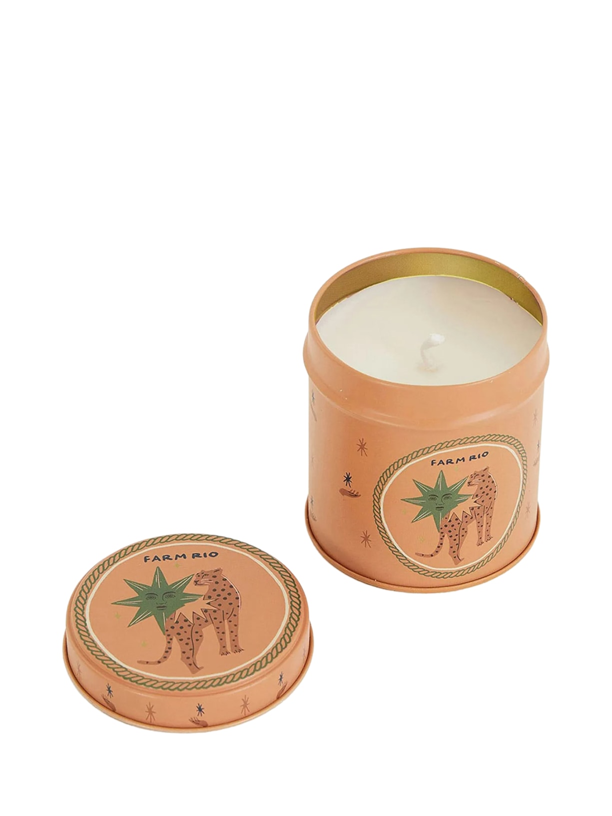 Vela Selos Místico Onça Amarelo Farm Etc