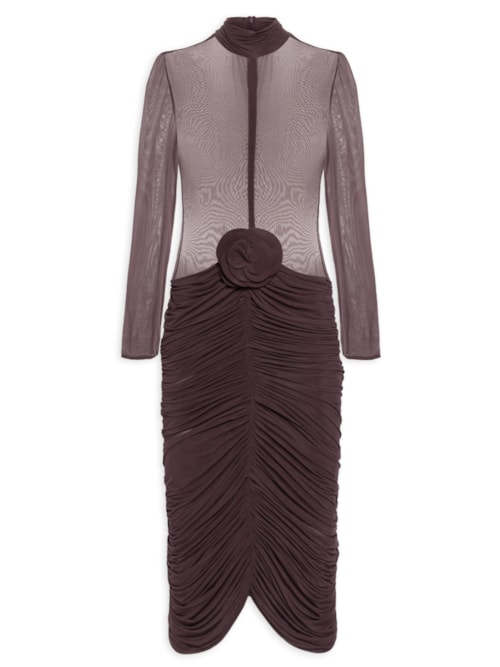 Vestido 16 Burgundy - Marrom