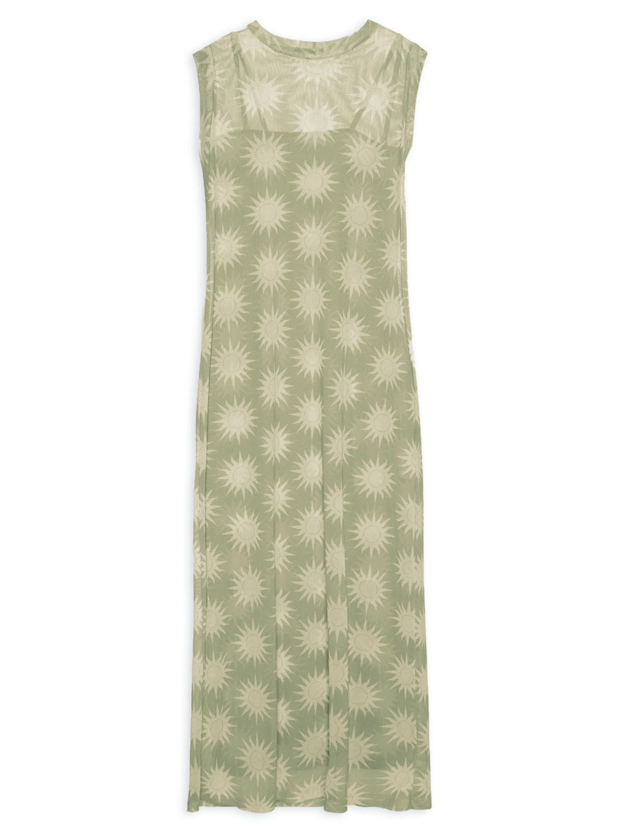 Vestido 2 Em 1 Estampa Energia - Verde