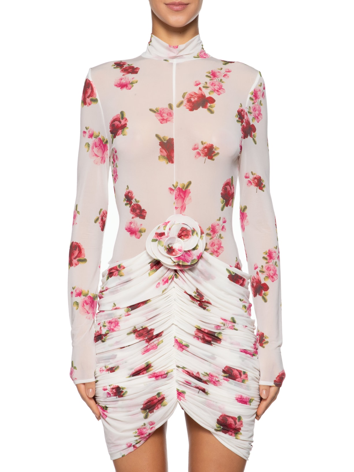 Vestido 26 Cream Print Off White Magda Butrym