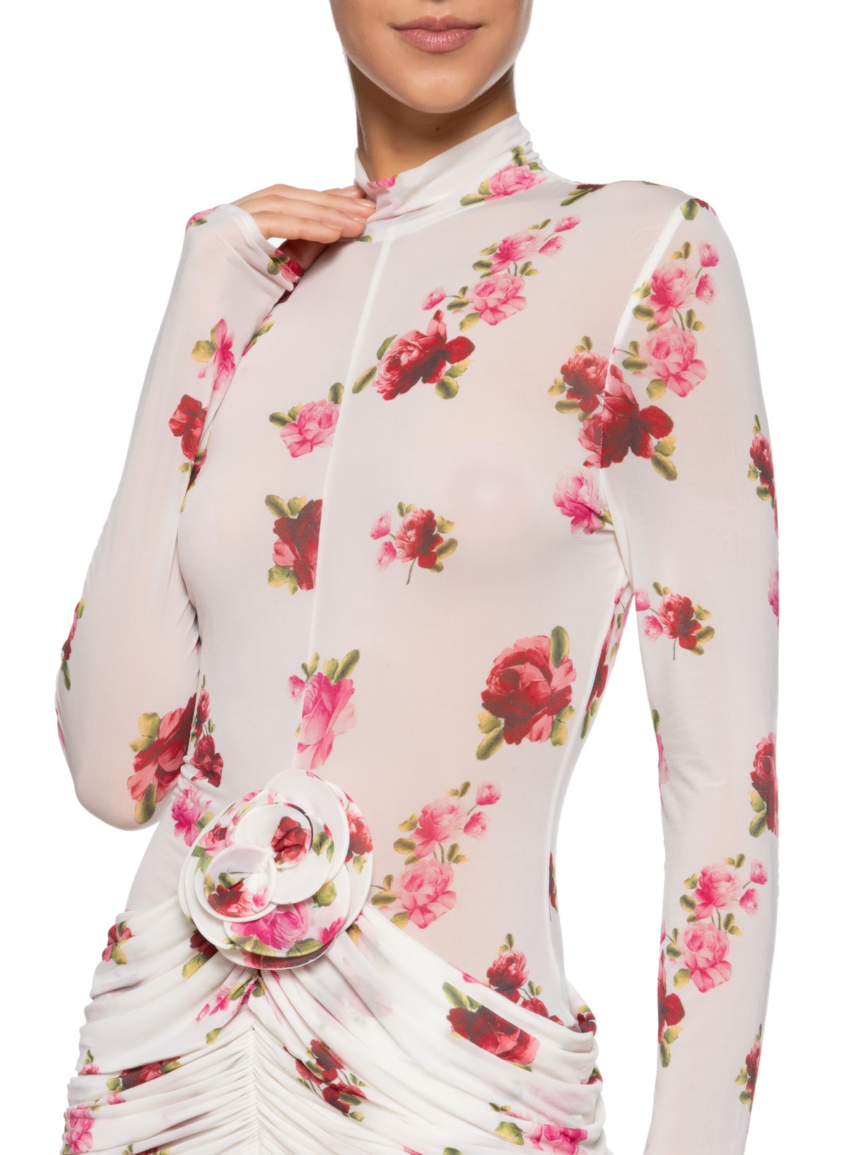 Vestido 26 Cream Print Off White Magda Butrym