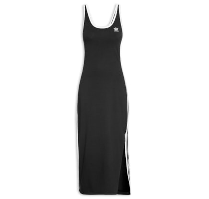 Vestido 3 Listras Tank - Preto