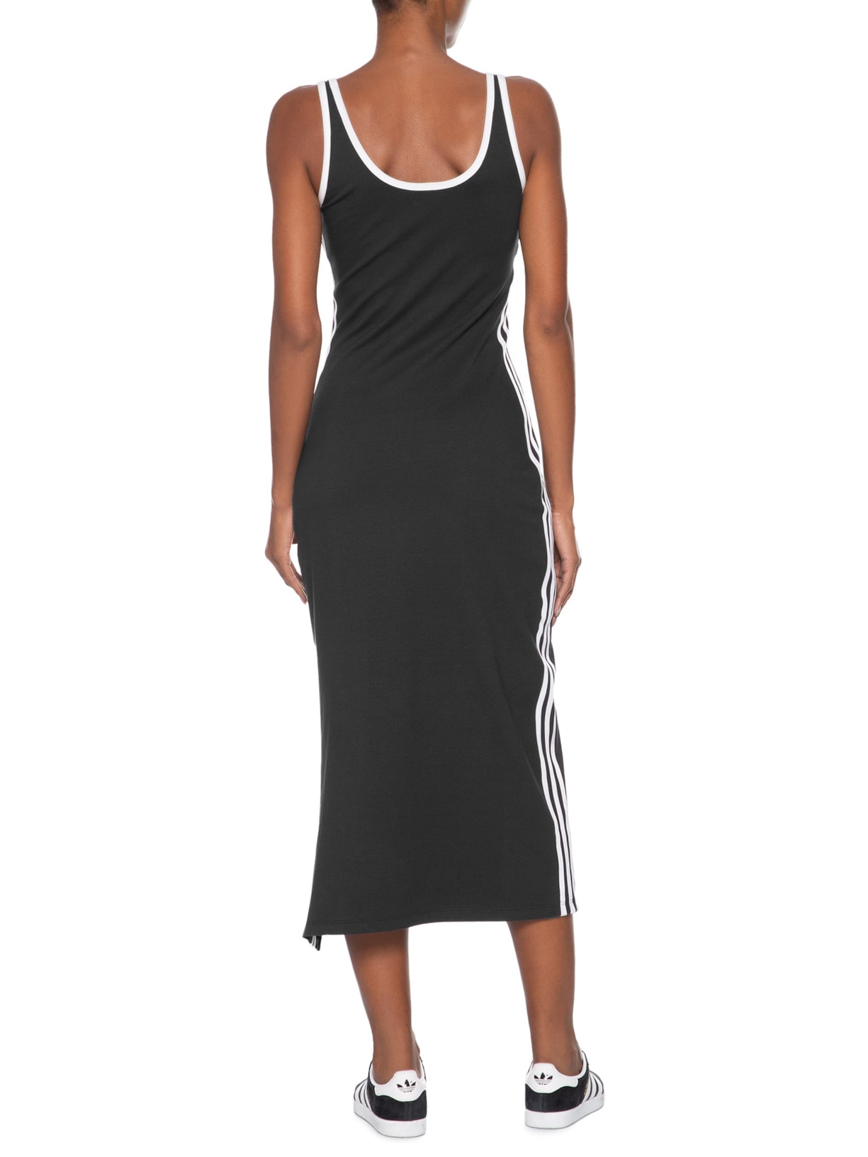 Vestido 3 Listras Tank Preto Adidas Originals