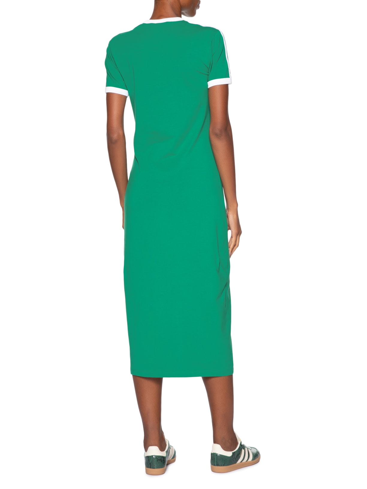 Vestido 3 Striped Verde Adidas Originals