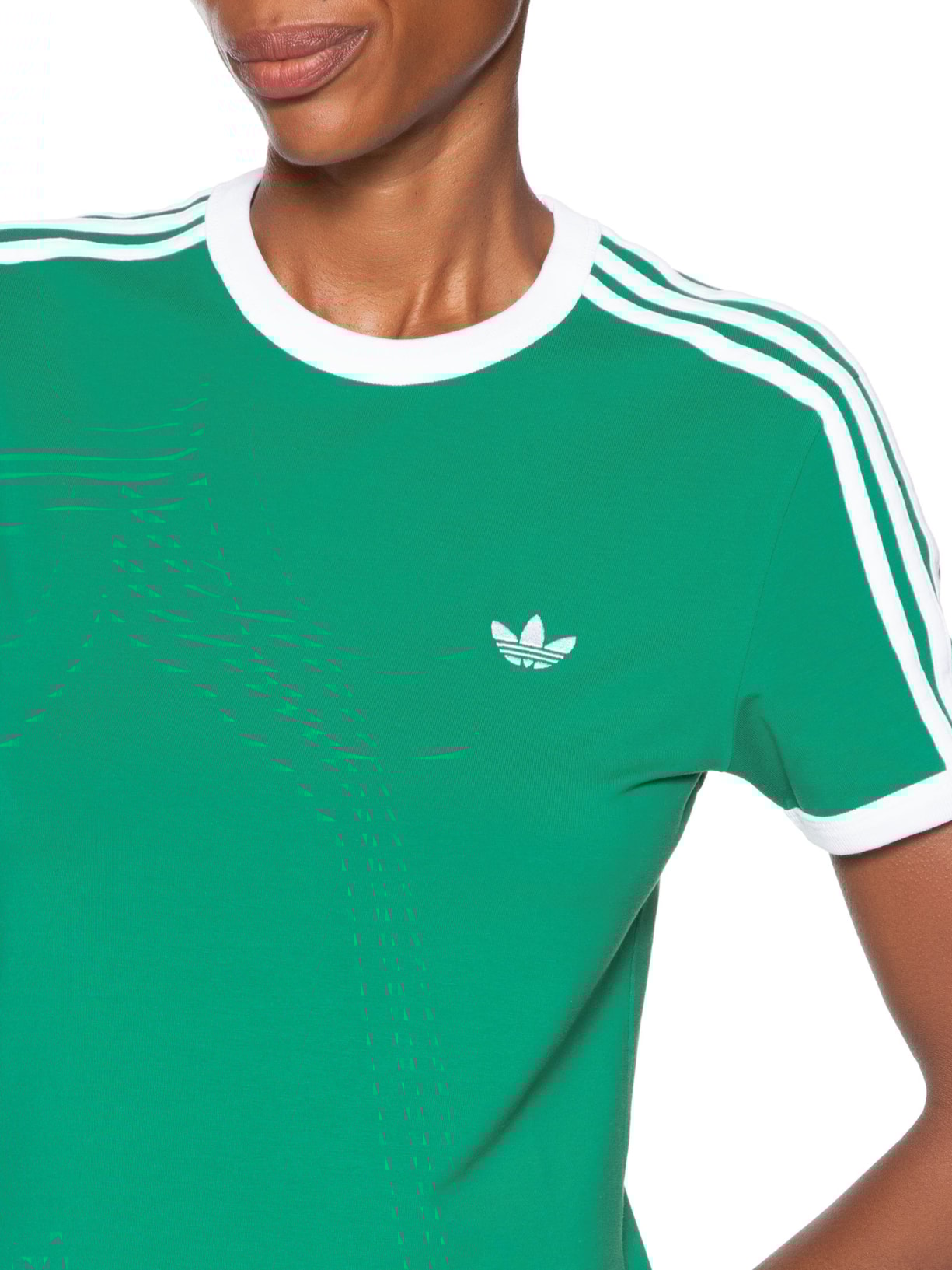 Vestido 3 Striped Verde Adidas Originals