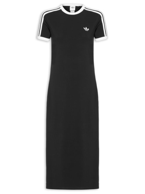 Vestido 3s Adicolor Slim - Preto