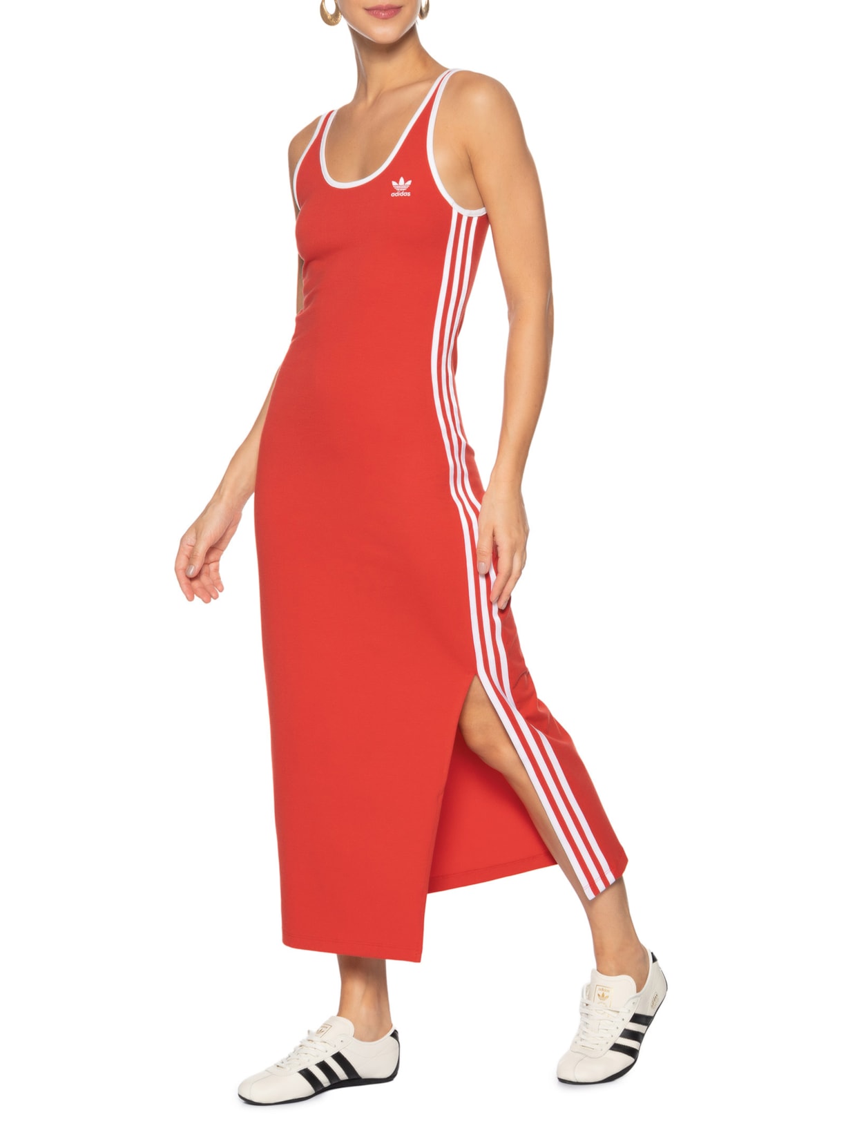 Vestido 3S Vermelho Adidas Originals