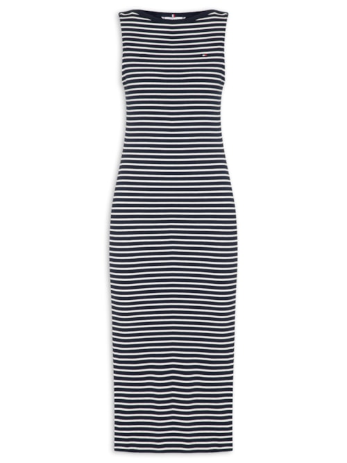 Vestido 5X2 Slim Slash-Nk Drs - Preto