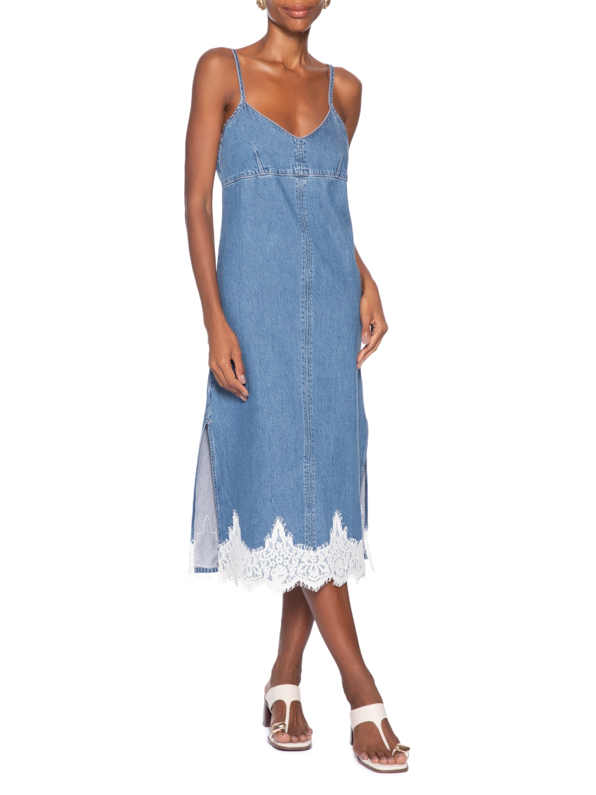 Vestido 90's Denim Slip Azul Levi's