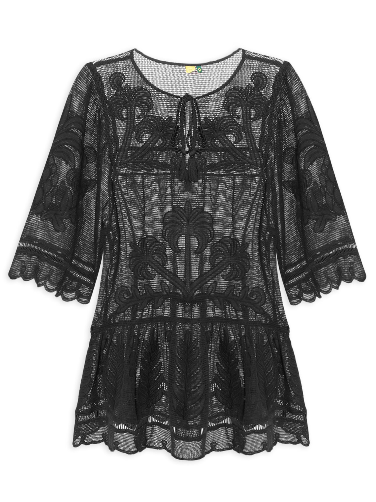 Vestido Abacainika - Preto