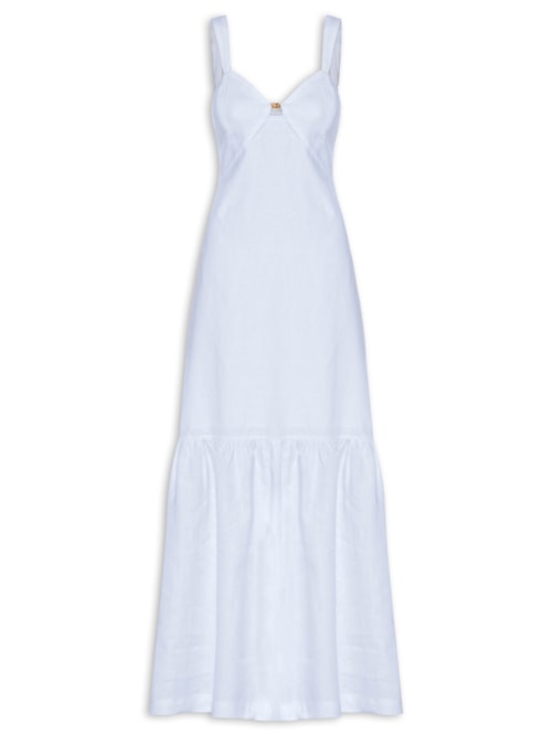 Vestido Adele II Linho - Azul
