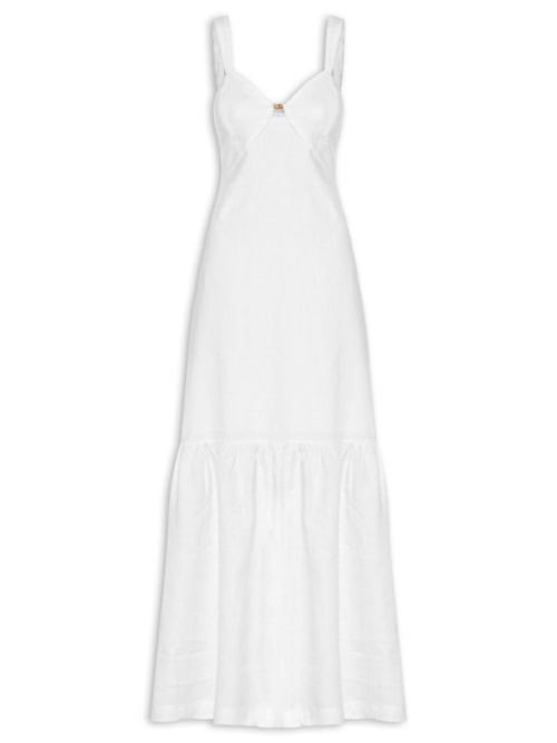 Vestido Adele Linho - Branco