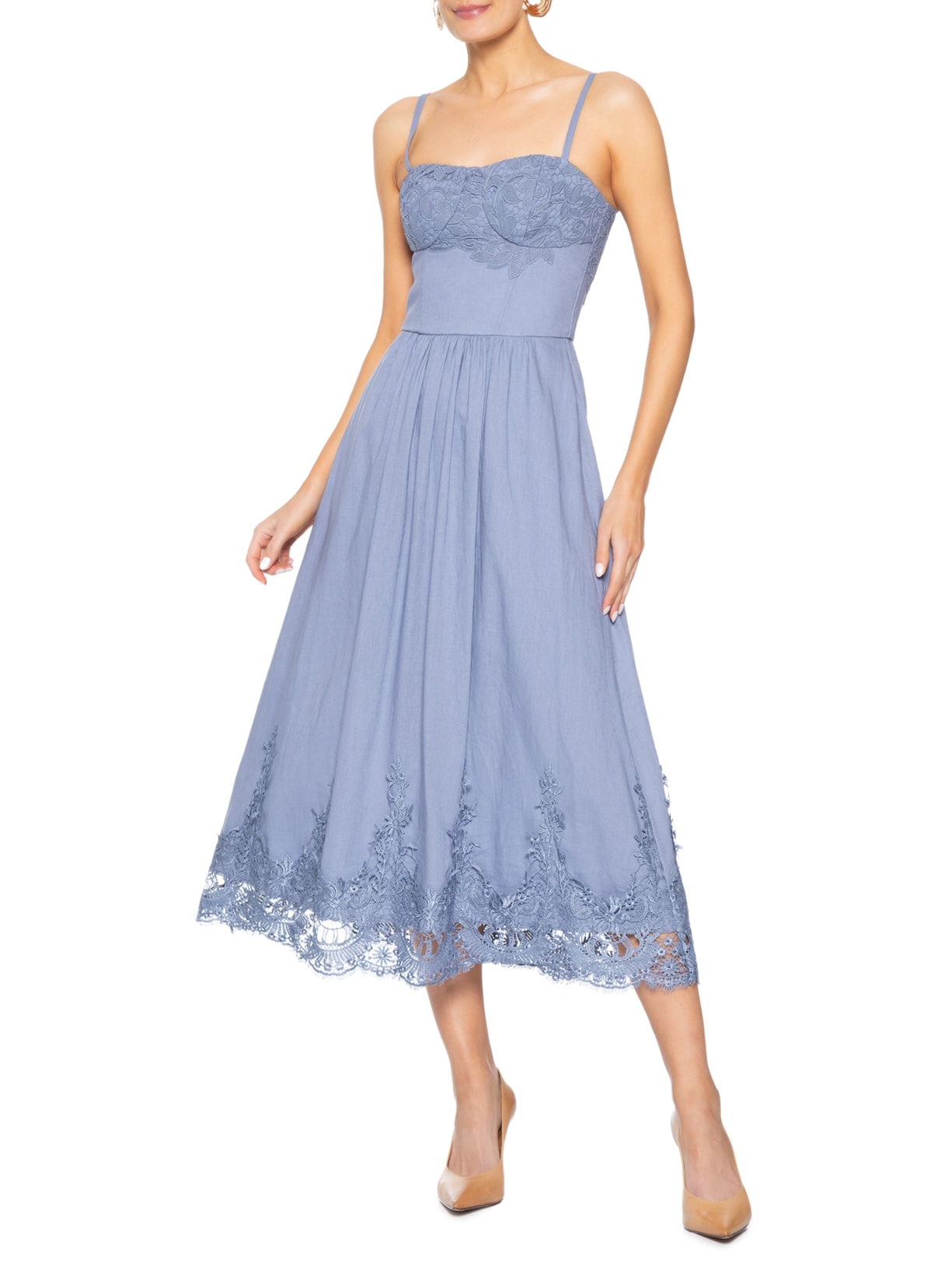 Vestido Agatha Azul Le Lis