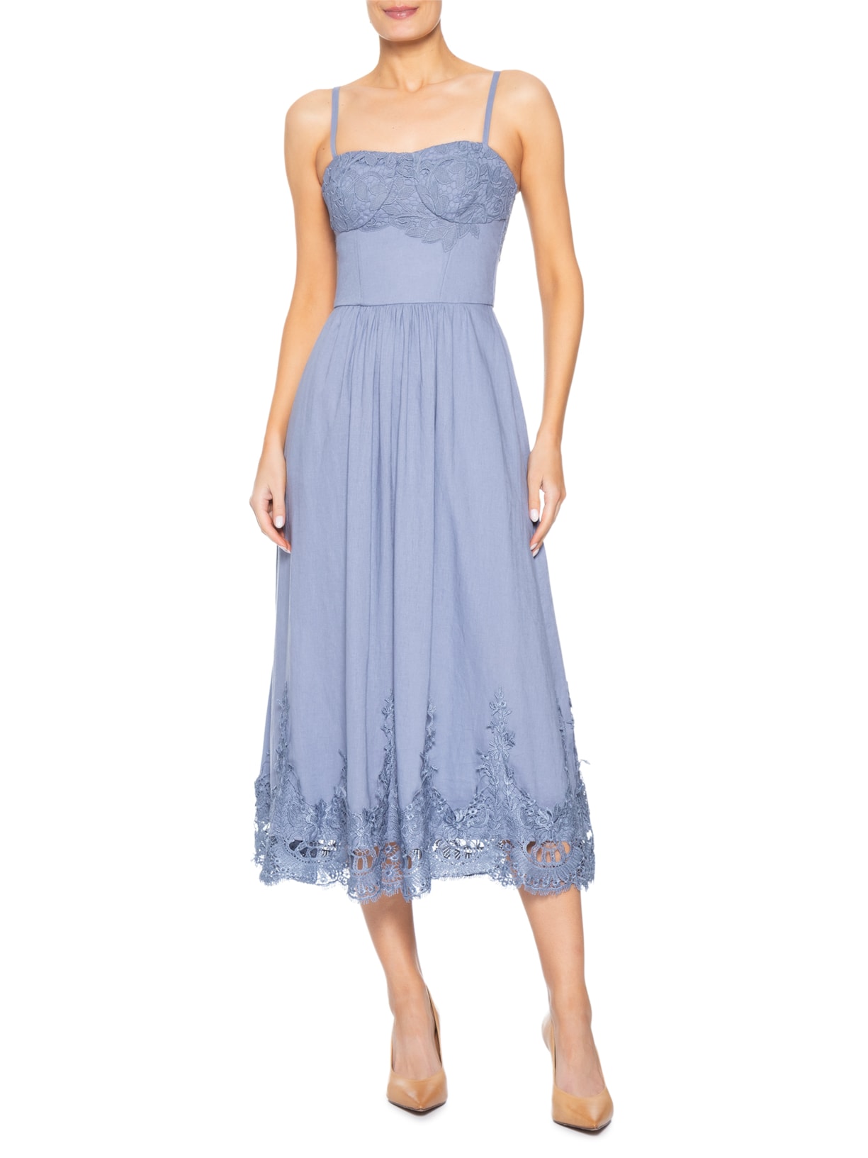 Vestido Agatha Azul Le Lis