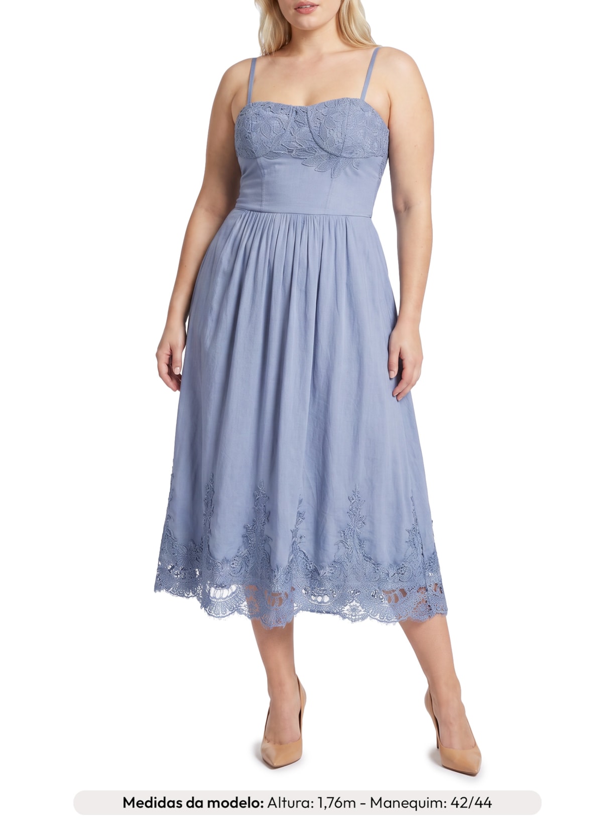 Vestido Agatha Azul Le Lis