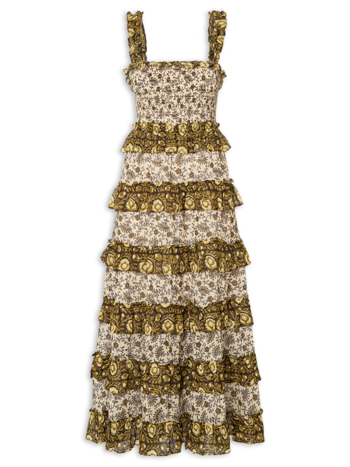 Vestido Agra Midi - Verde