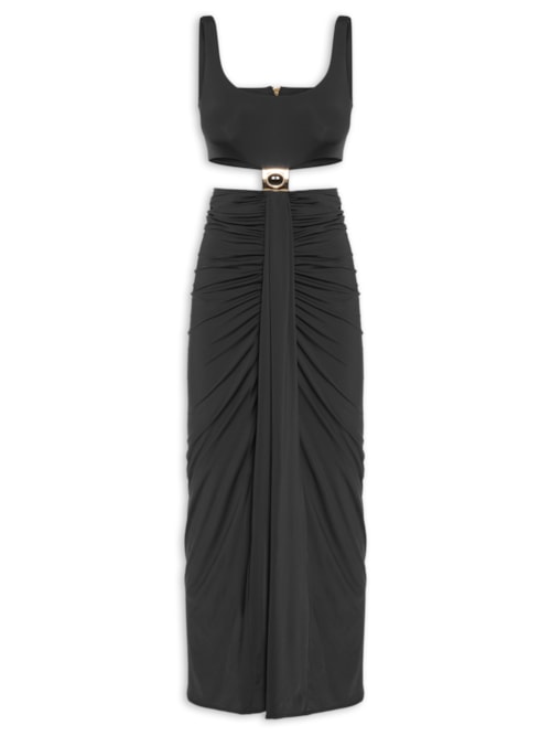 Vestido Alana - Preto