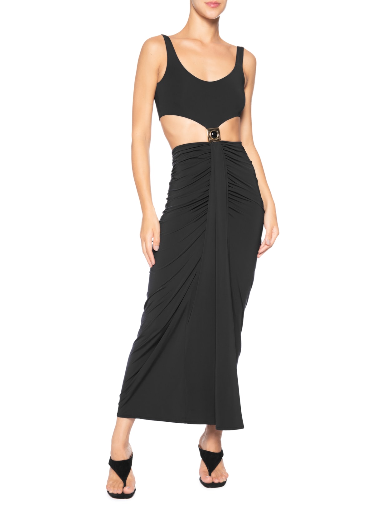 Vestido Alana Preto Iorane + Silvia Braz