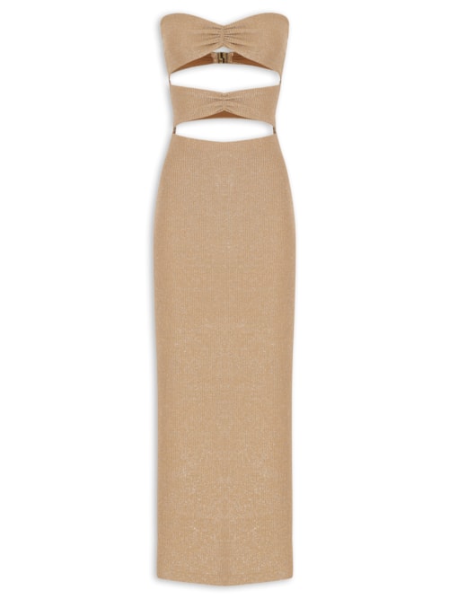 Vestido Alba - Dourado