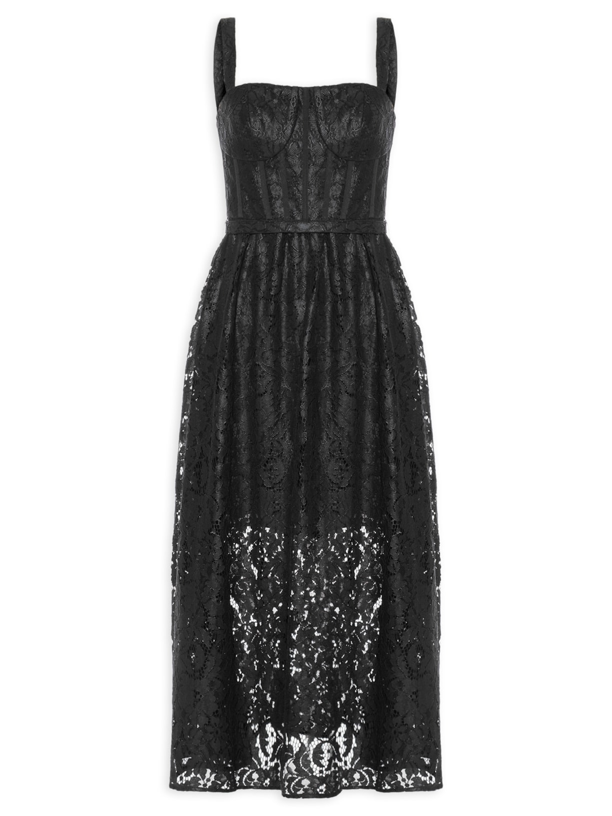 Vestido Alba - Preto