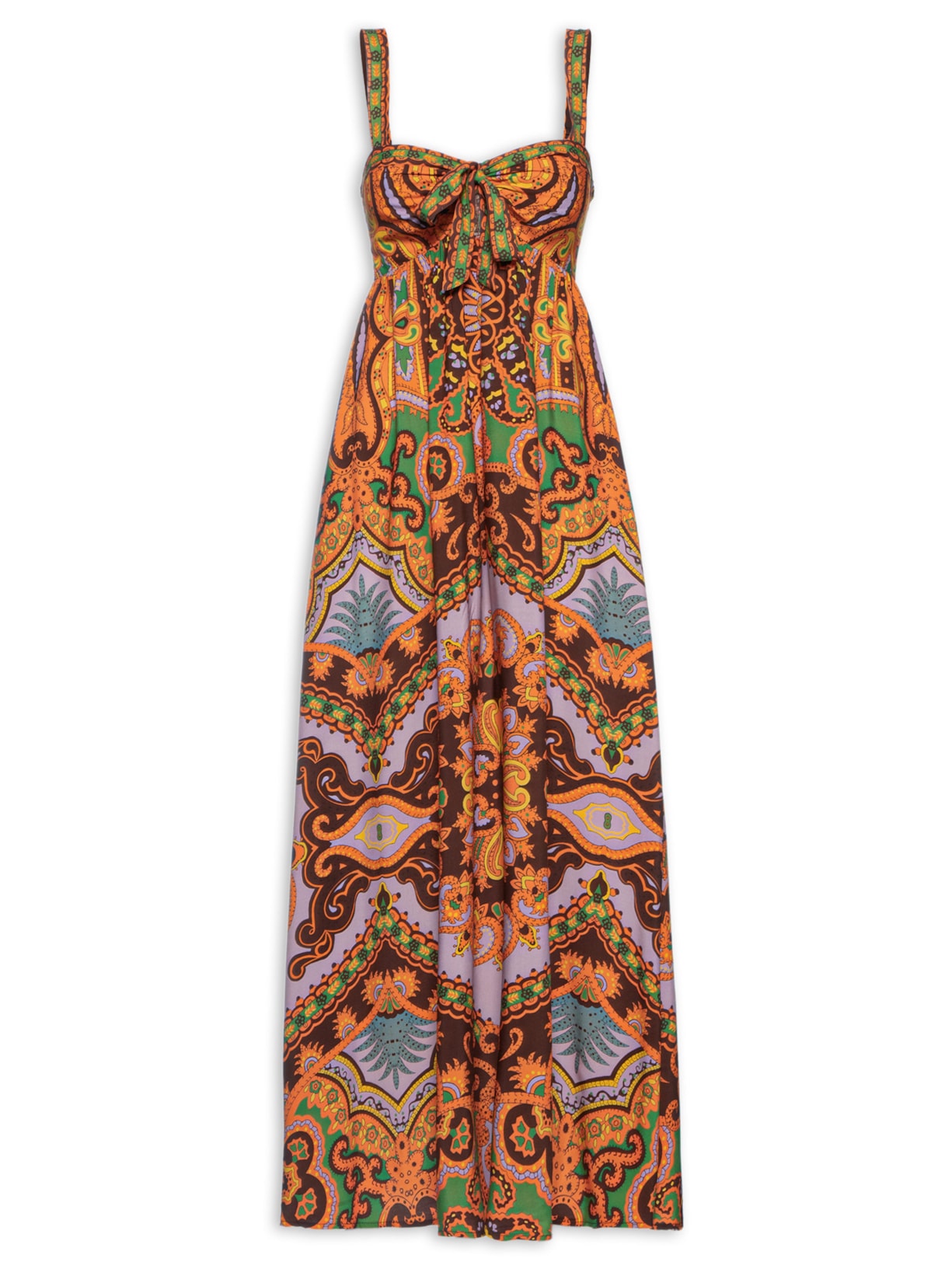 Vestido Alça Capadocia - Laranja