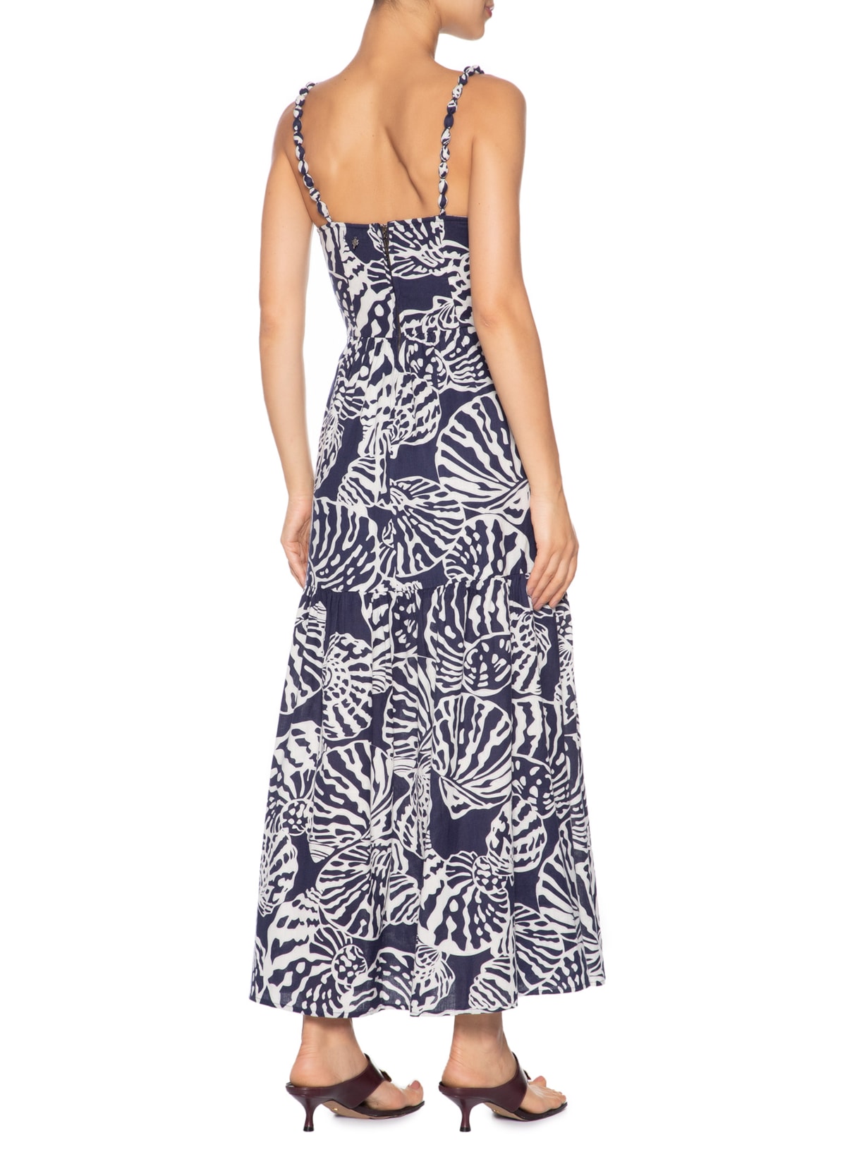 Vestido Alça Ceci Azul Le Lis