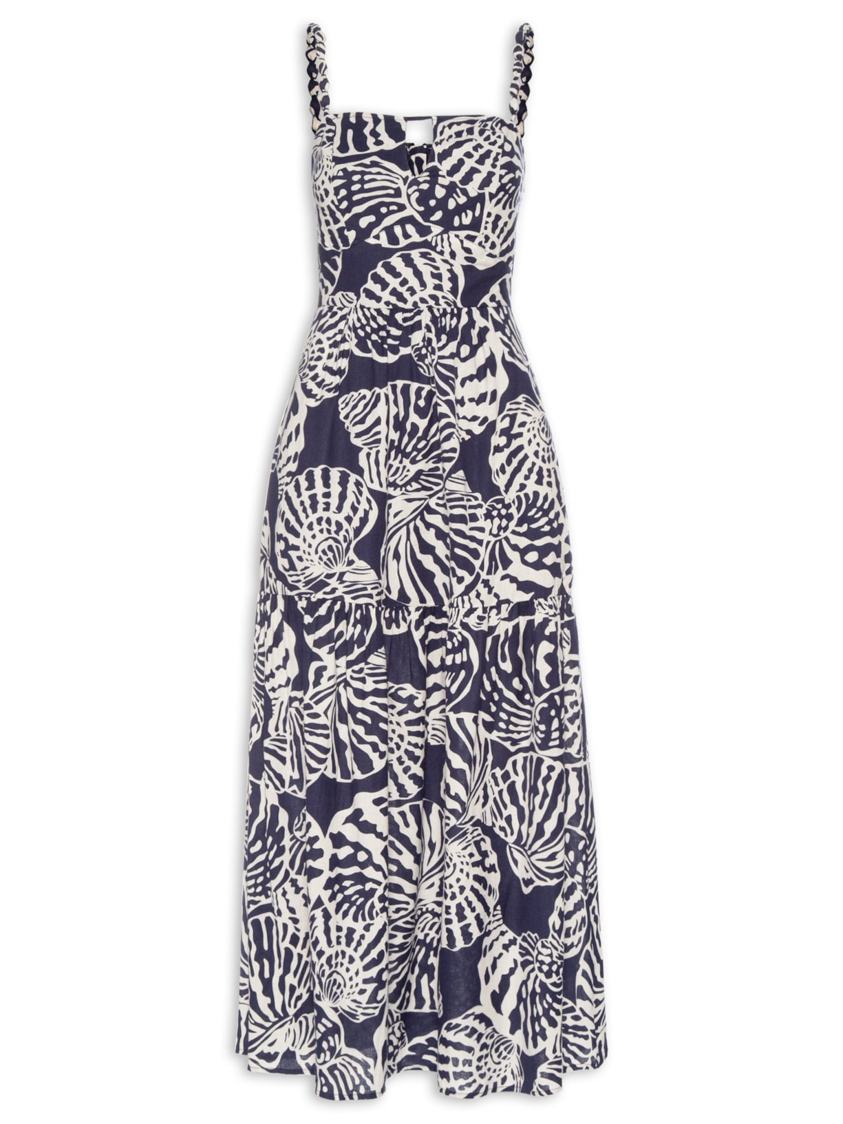 Vestido Alça Ceci Azul Le Lis