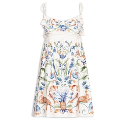 Vestido Alça Elsa - Branco