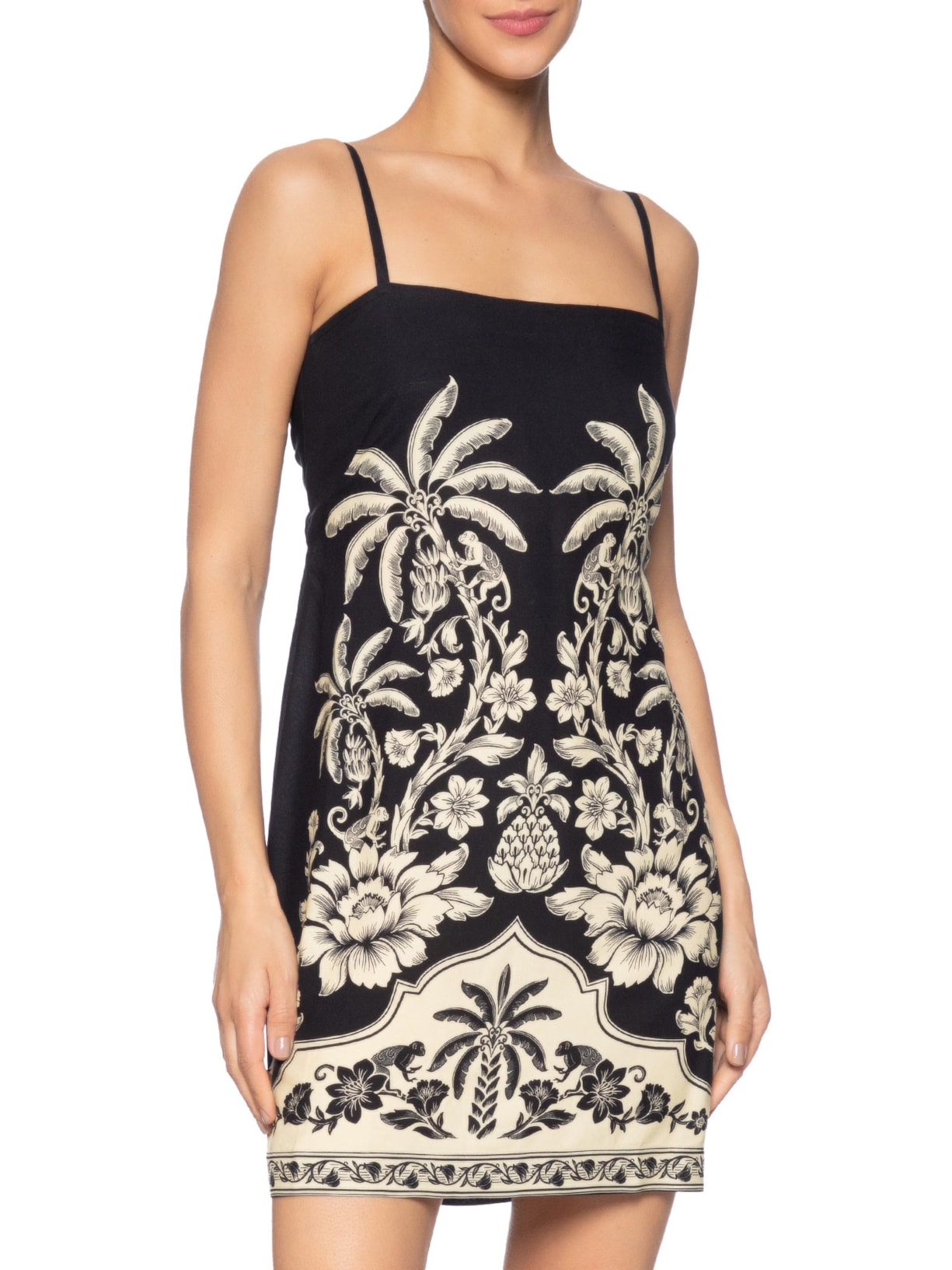 Vestido Alça Guanacaste Preto Farm