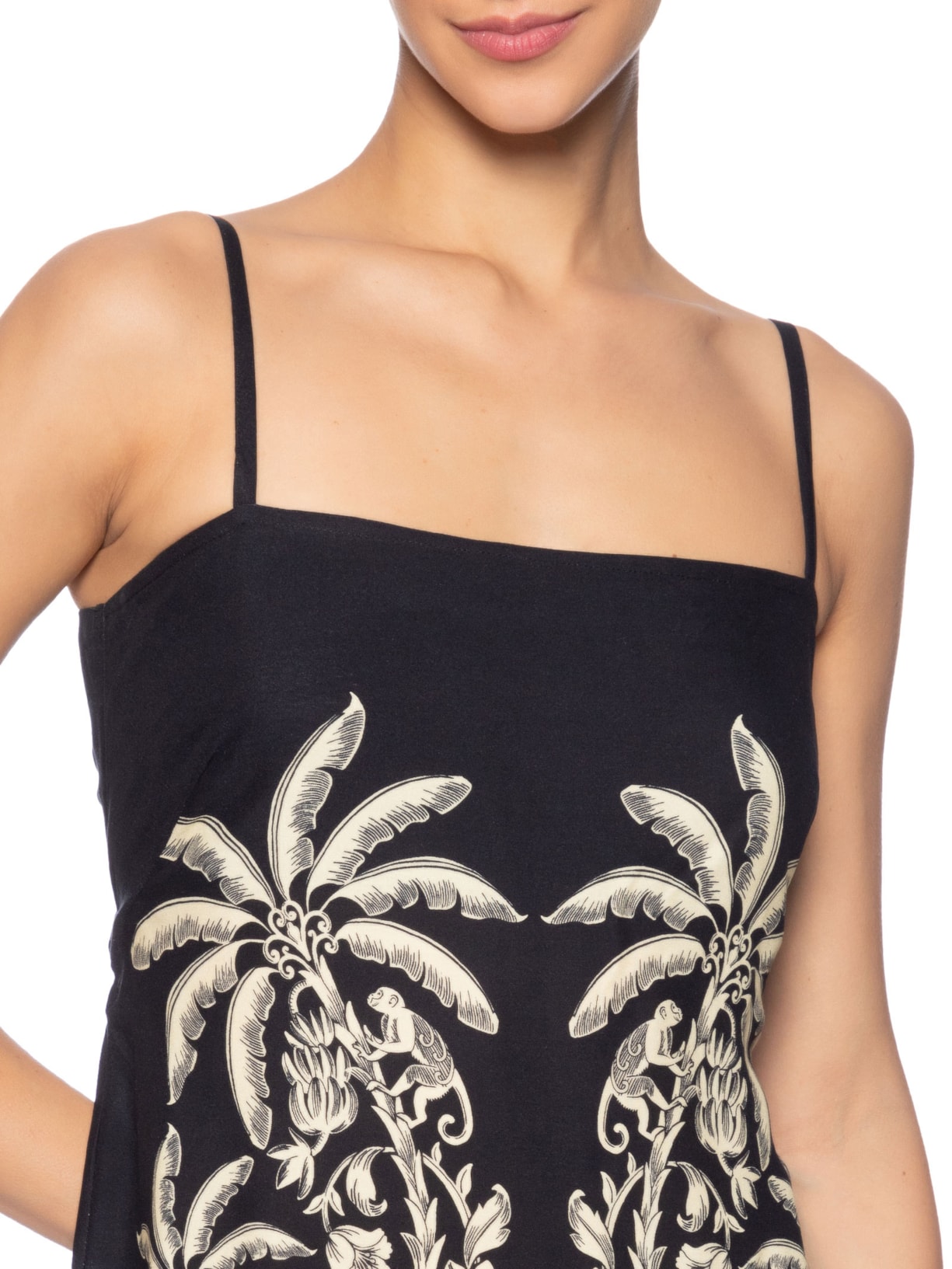 Vestido Alça Guanacaste Preto Farm