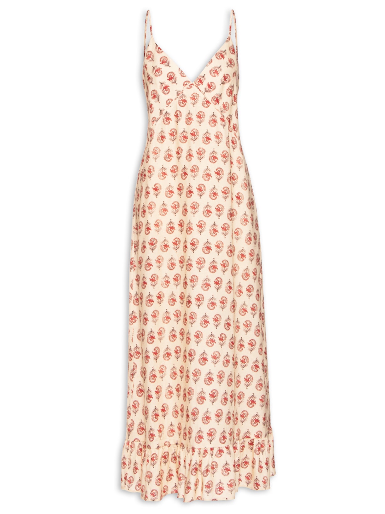 Vestido Alça Lila - Bege