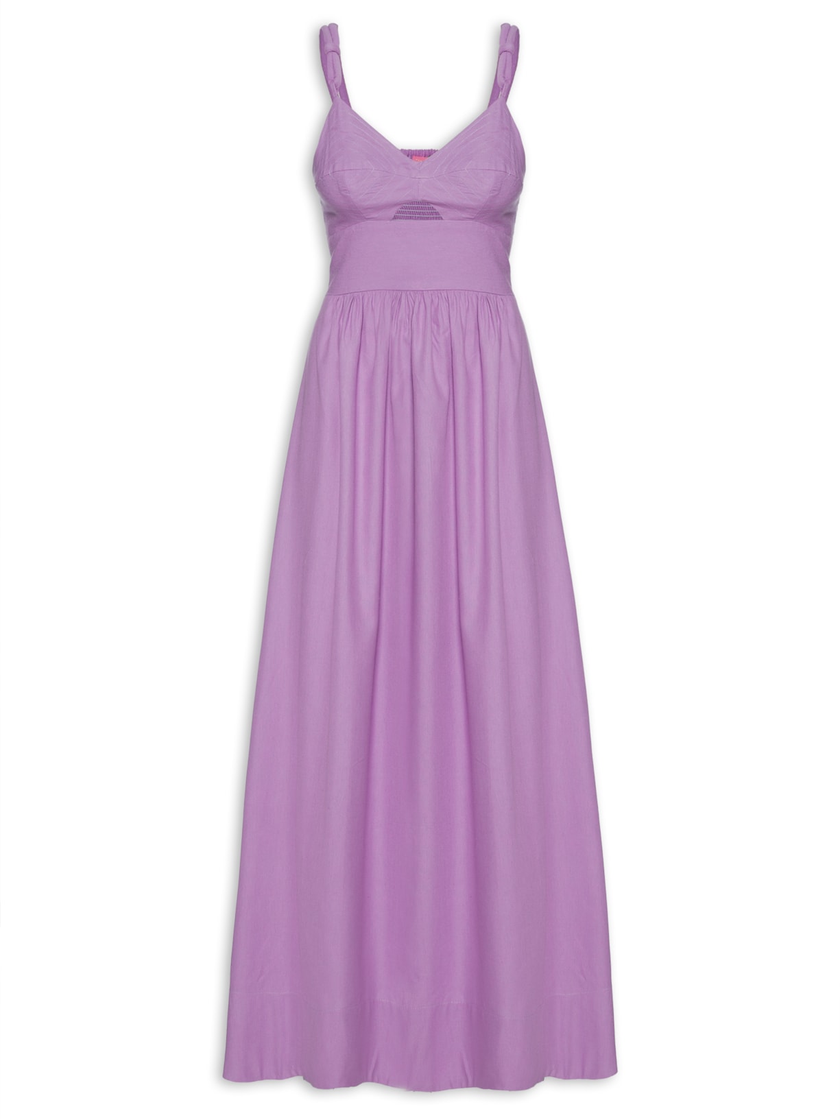 Vestido Alça Nó - Lilás