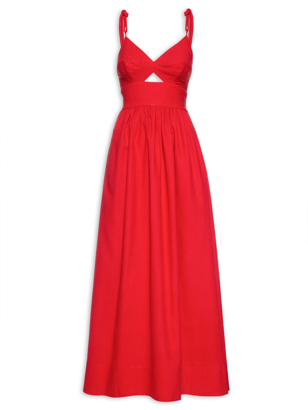 Vestido Alça Nó - Vermelho