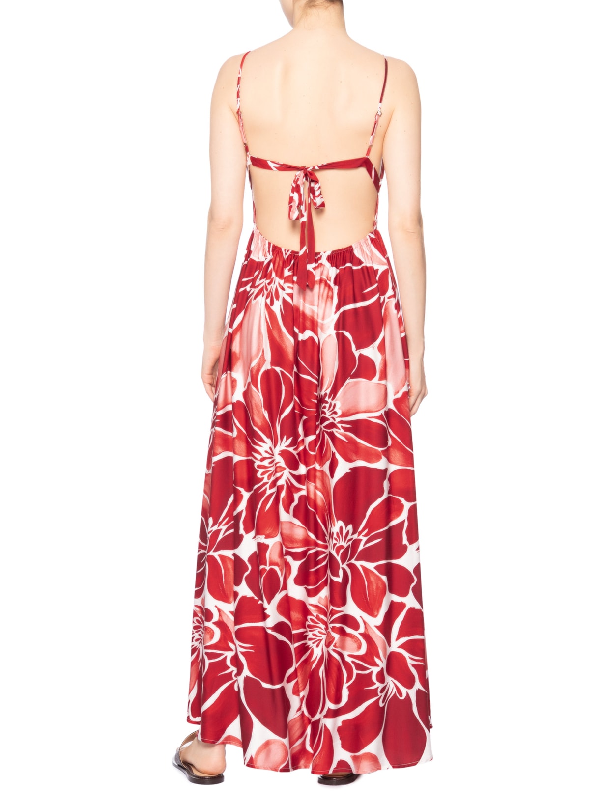 Vestido Alcinha Jardim de Amora – Vermelho Farm