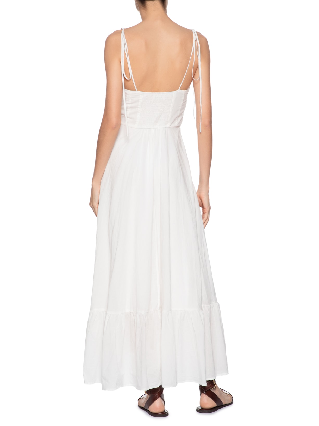 Vestido Alcinha Off White Basiq