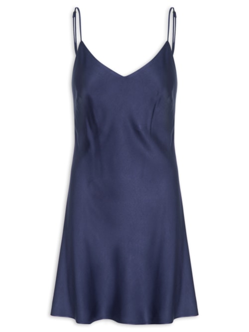 Vestido Alcinhas Curto - Azul