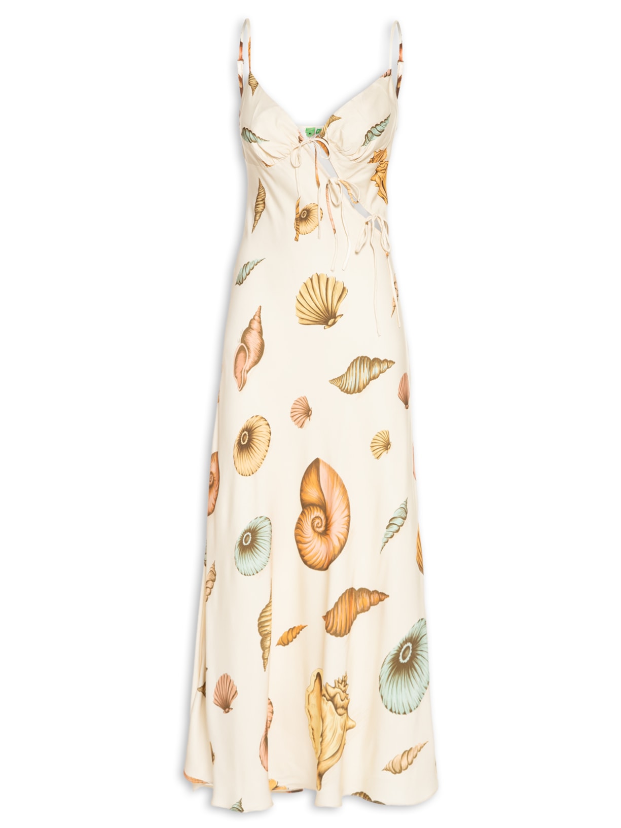 Vestido Alcinhas Souvenir Mar - Bege