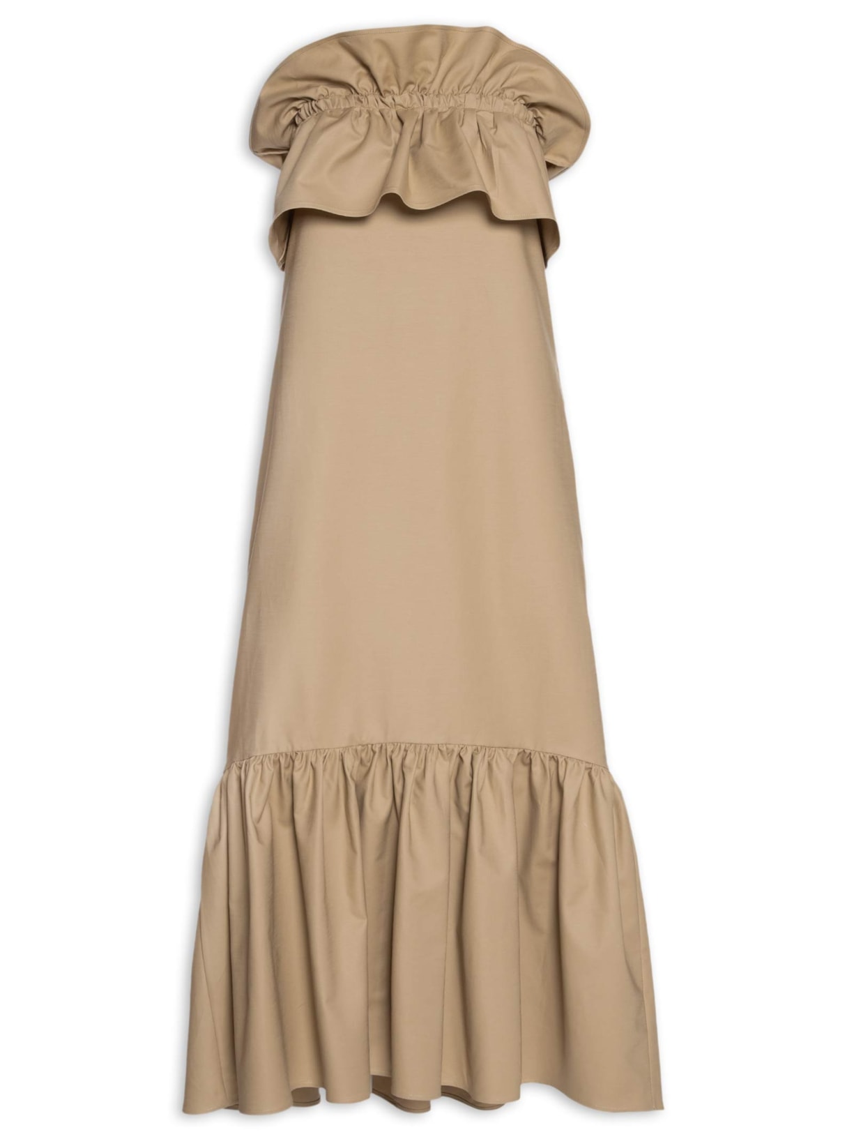 Vestido Alfaiataria Jiuluty - Bege