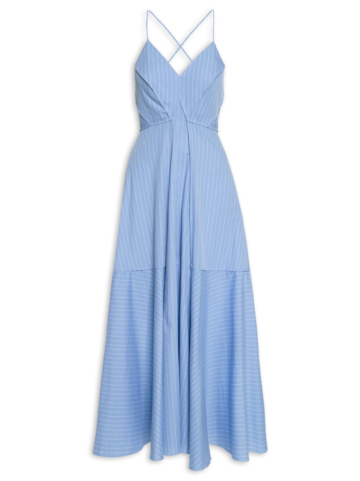 Vestido Amarração Fefa - Azul