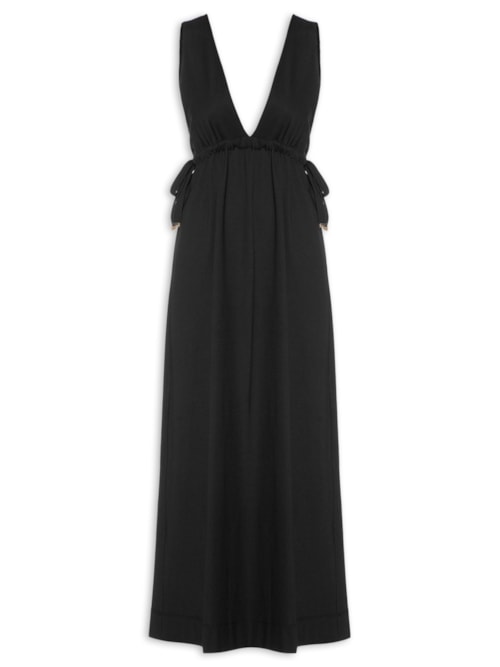 Vestido Amarração - Preto