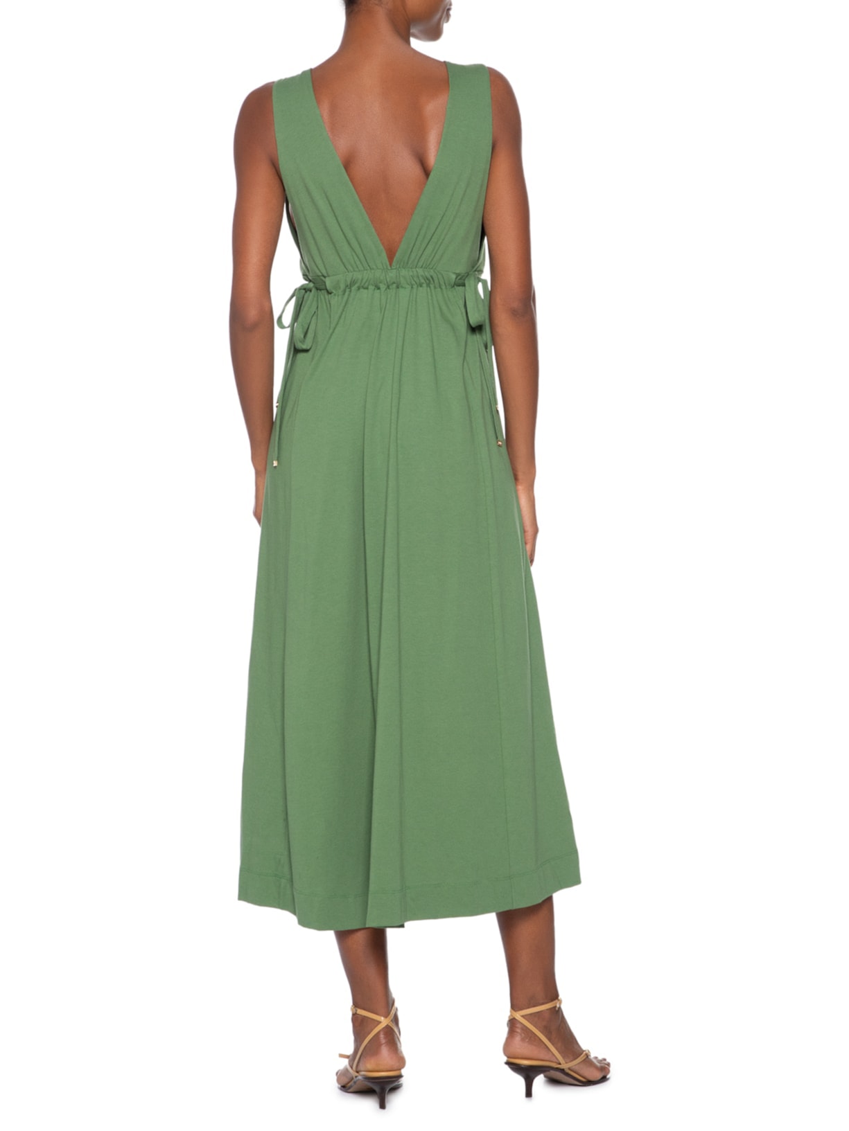 Vestido Amarração Verde Animale