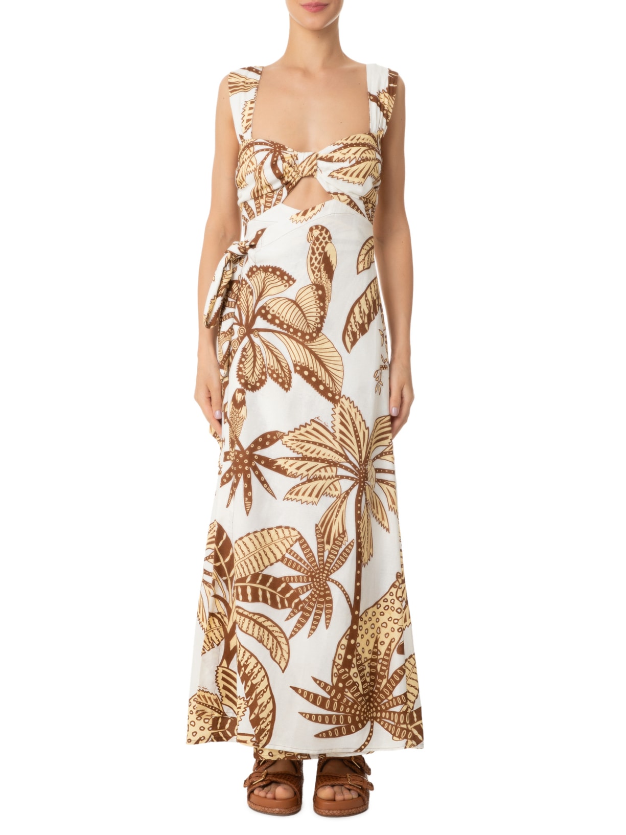 Vestido Amazônia Amarelo Farm