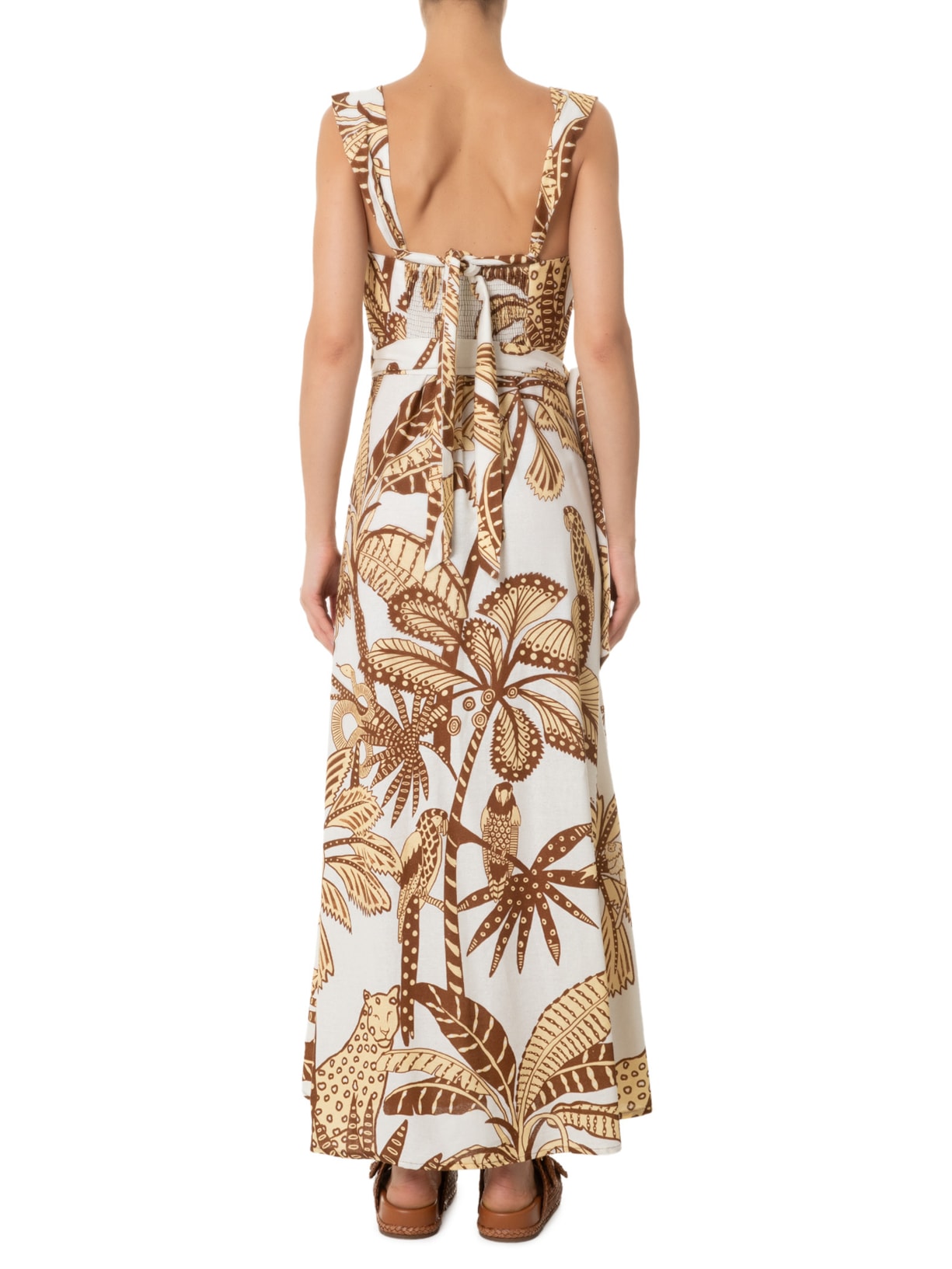 Vestido Amazônia Amarelo Farm