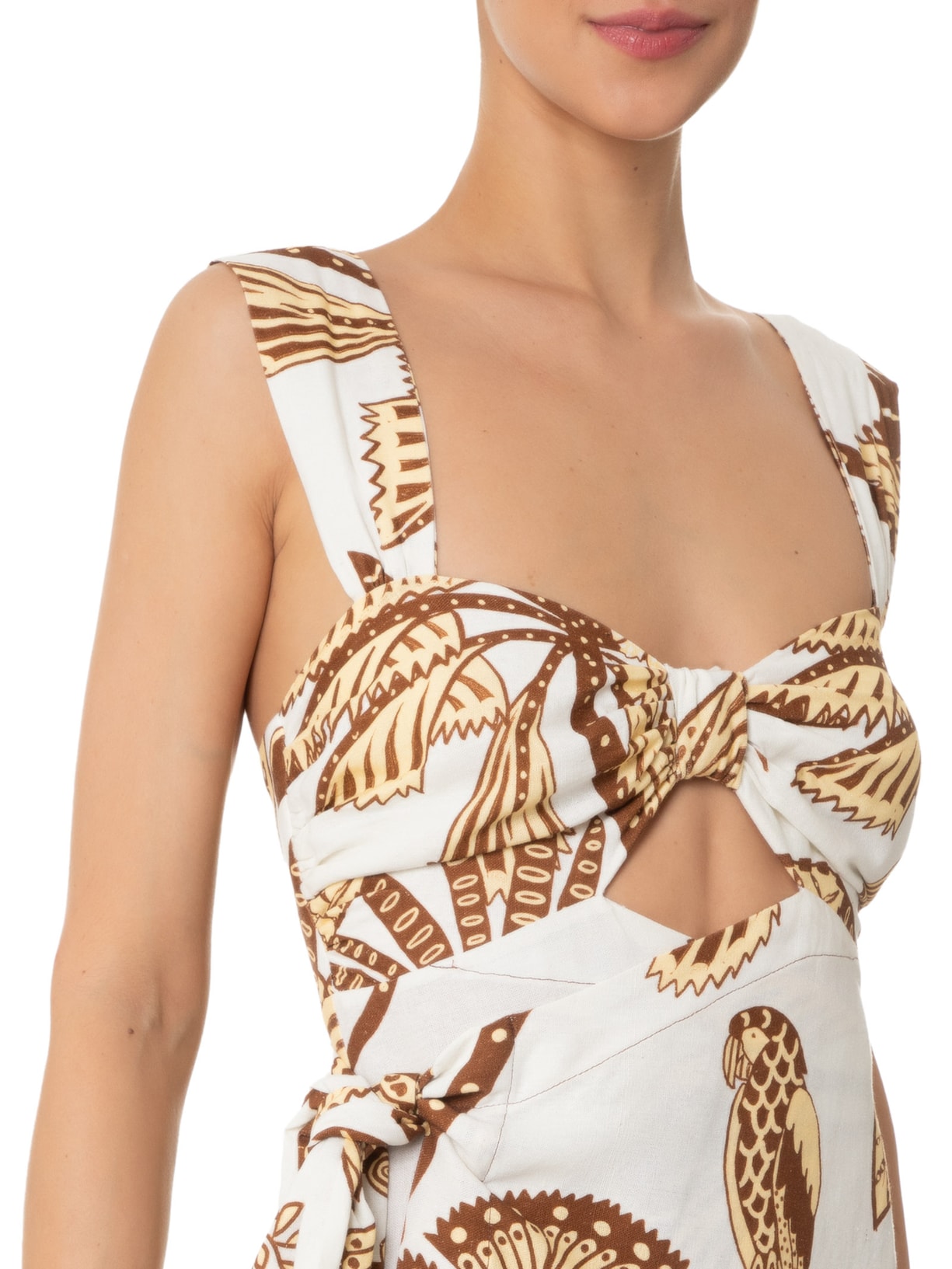 Vestido Amazônia Amarelo Farm