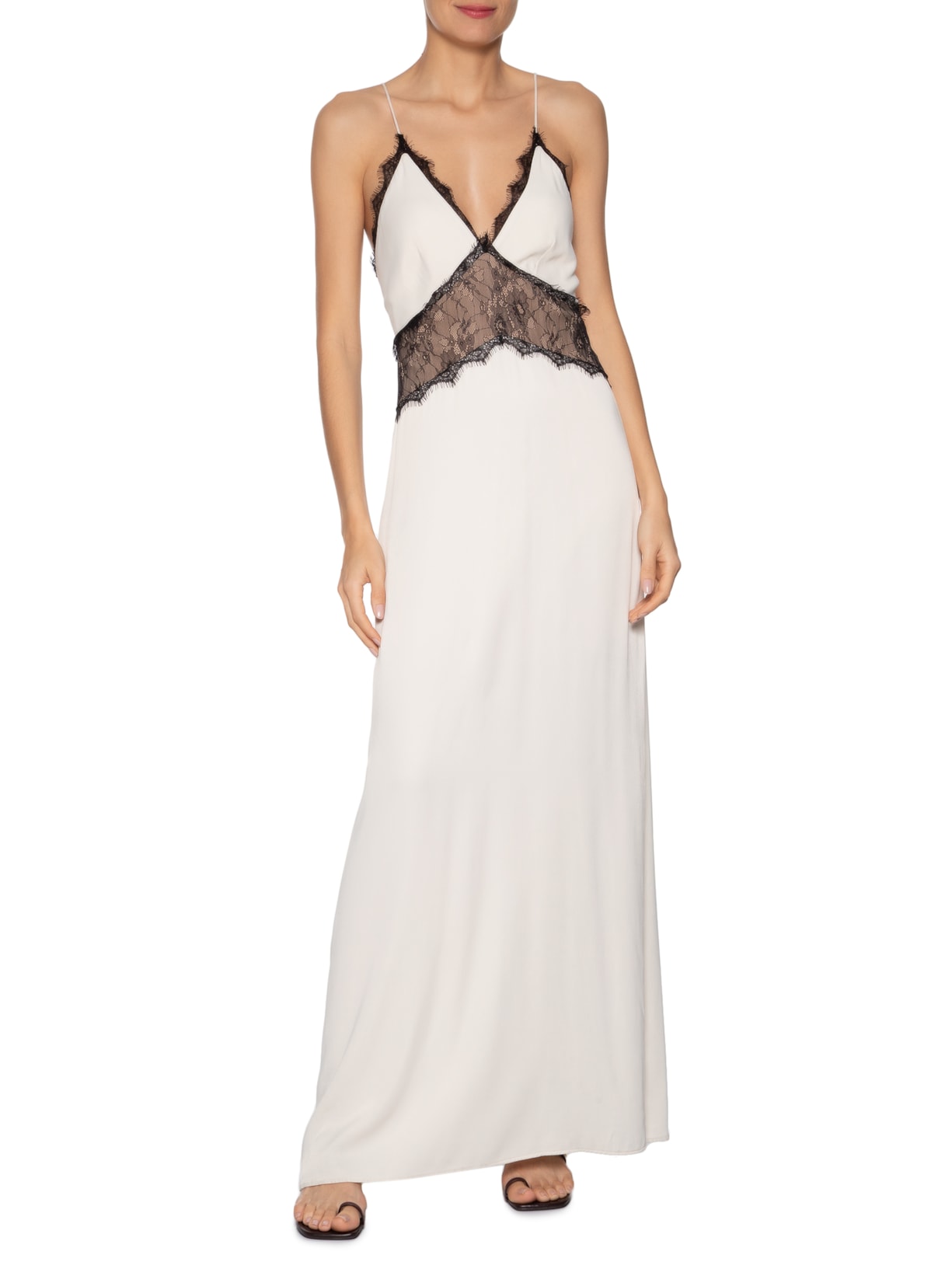 Vestido Amina Off White Carol Bassi