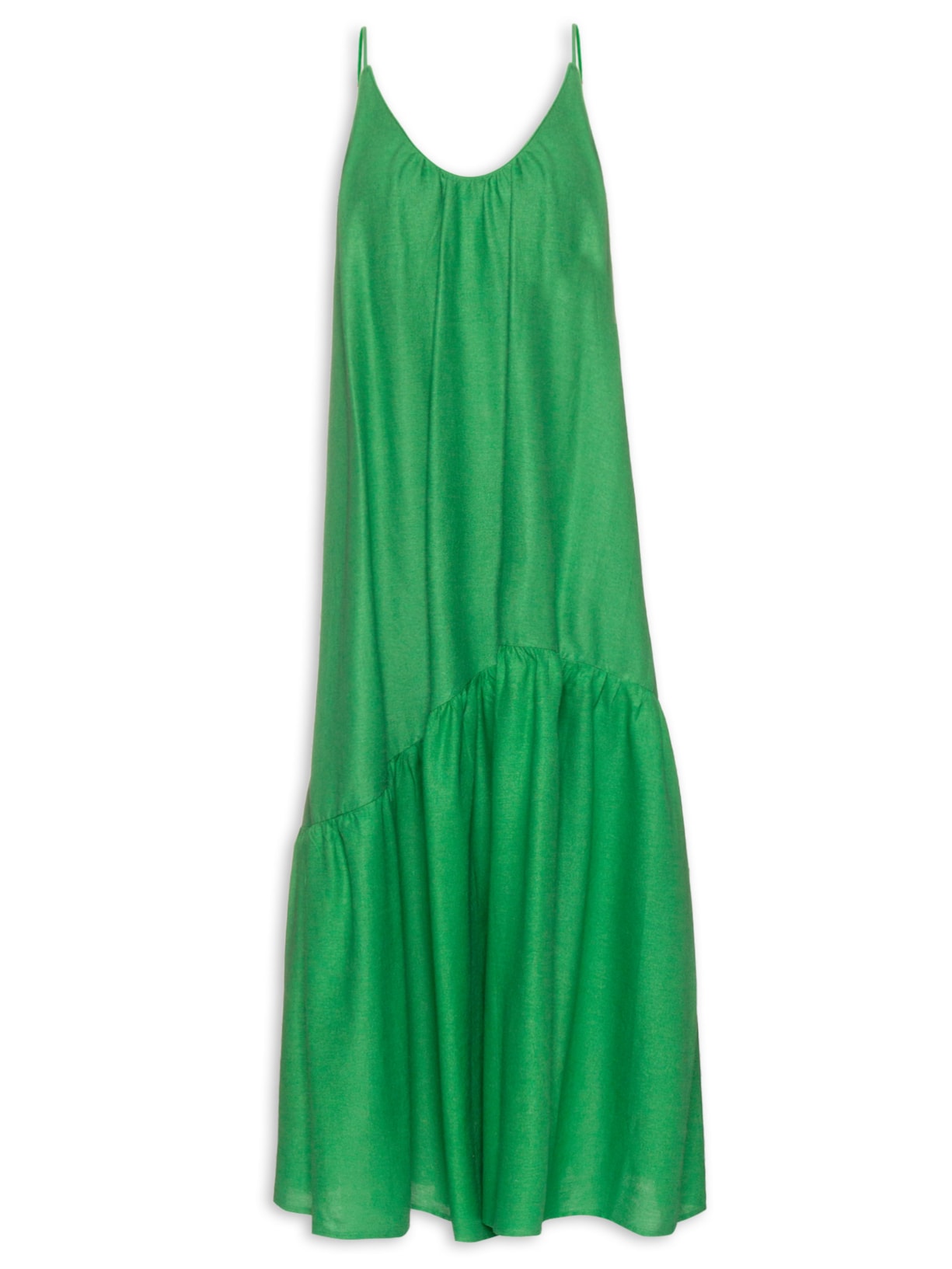 Vestido Amplo Alcinhas - Verde